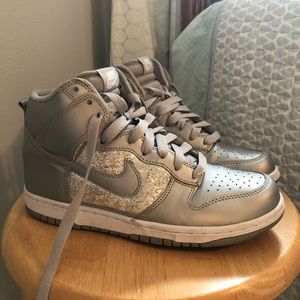 Metallic Nike Dunk High